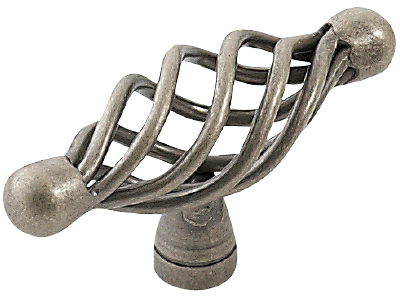 Manchester T knob pewter