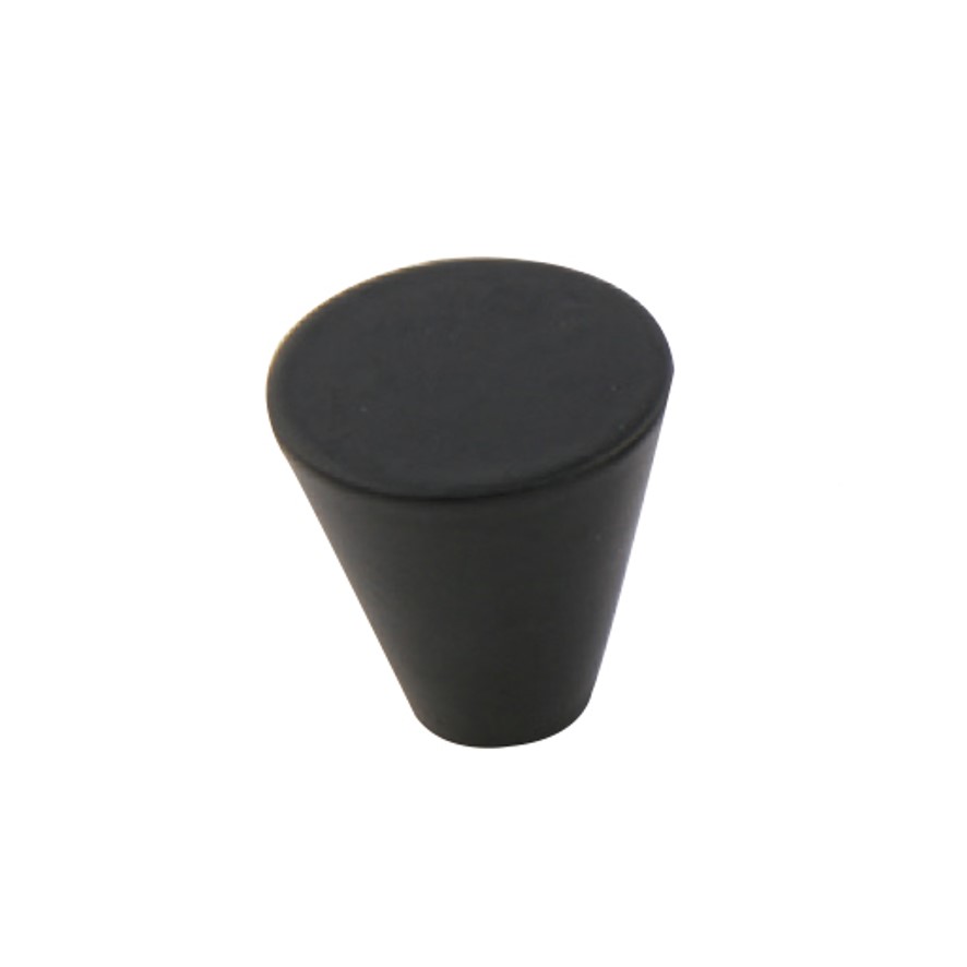 Matt Black Cone Knob