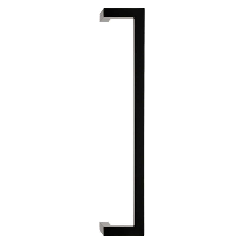 Matt Black Offset Square Pull Handle Door and Hardware